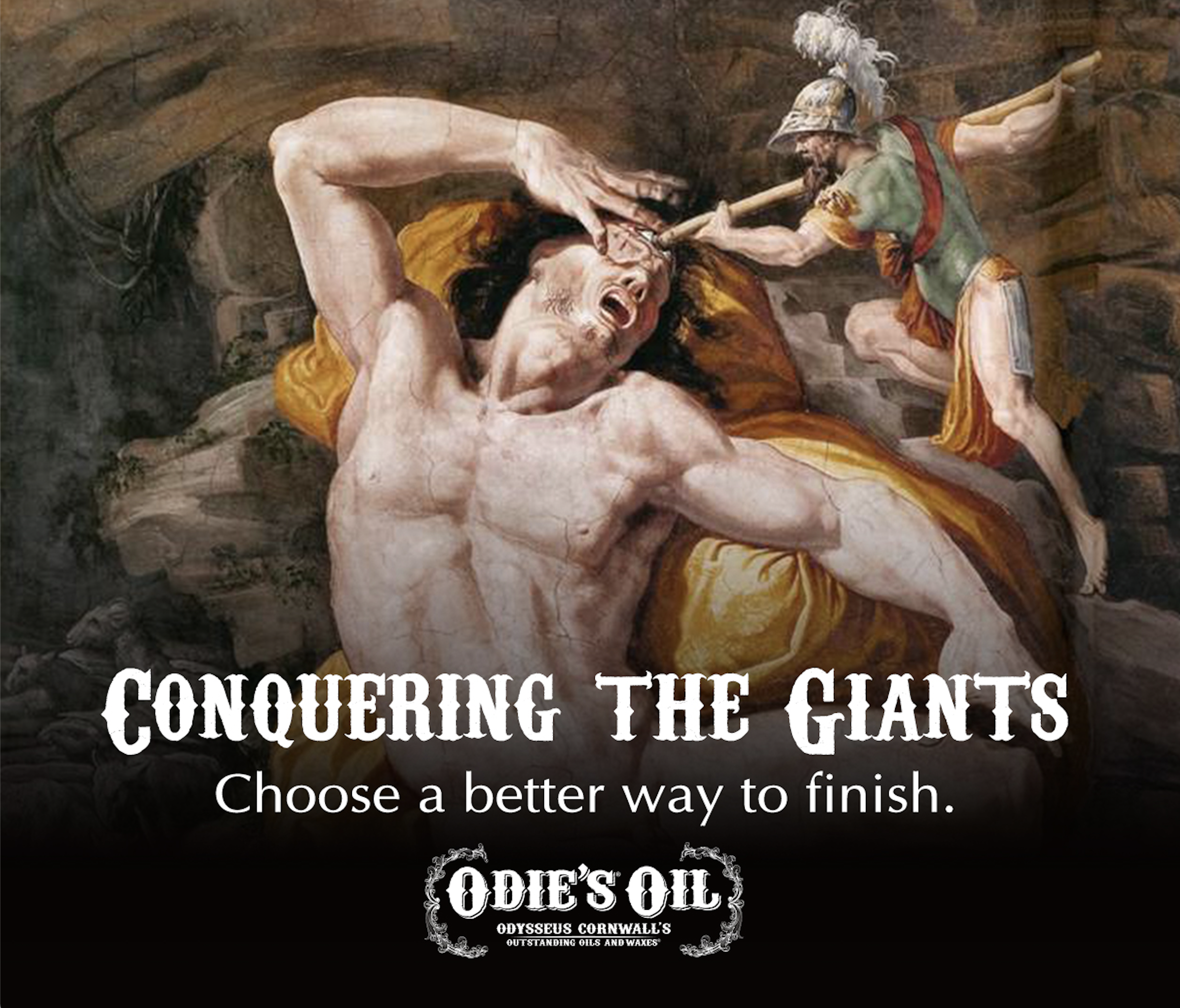Odysseus and Polyphemus -conquering the giants Odysseus and Polyphemus -conquering the giants